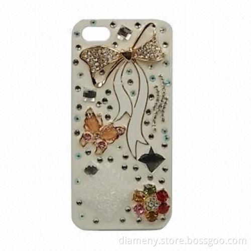 New arrival crystal case for iPhone, crystal butterfly and bowknot design